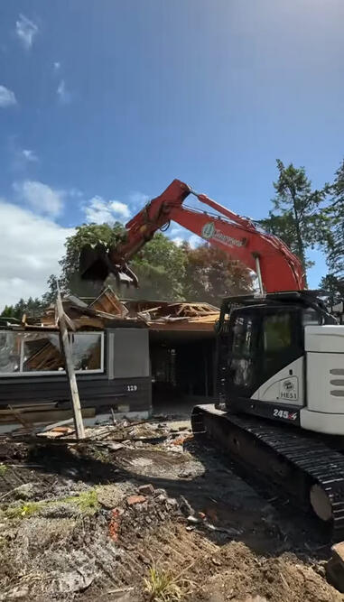 Demolishing